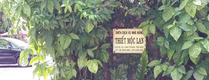 Nhà Hàng Thiết Mộc Lan is one of Saigon.