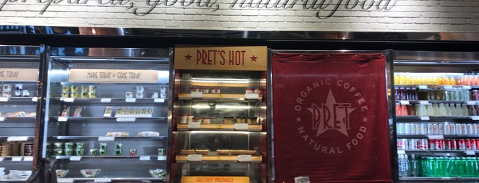 Pret A Manger is one of Times Square Lunch.