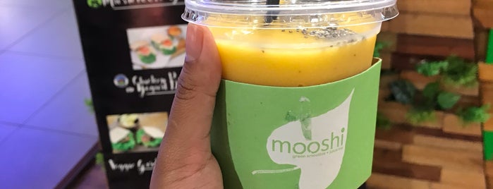 Mooshi Green Smoothie + Juice Bar is one of New places to try.