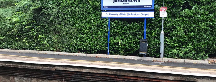 Jordanstown Railway Station is one of UK.