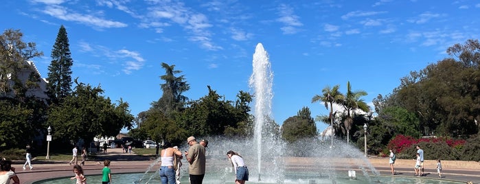 Balboa Park Fountain is one of Sandy Ago.