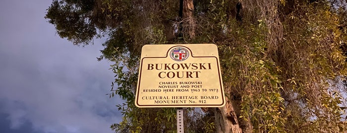 Bukowski Court is one of Places In Los AngeIes that I Recommend (Vol.1).