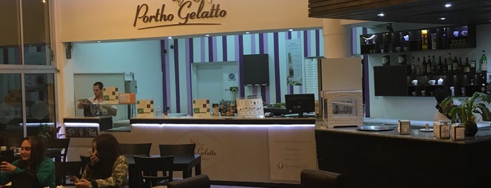 Portho Gelatto is one of My favorites for Cafés.