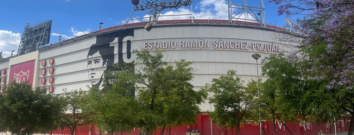 Estadio Ramón Sánchez-Pizjuán is one of Spain + Islands.