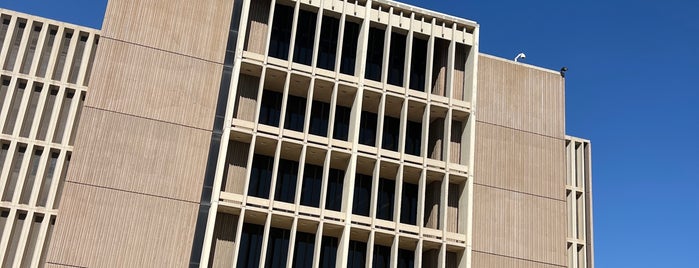 John M. Pfau Library is one of CSUSB.