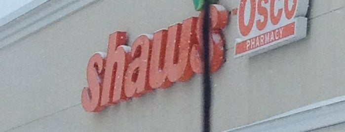 Shaw's is one of Check ins.