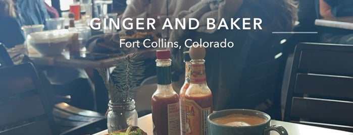 Ginger And Baker is one of Ft Collins.