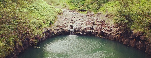 Waikani Falls is one of Maui, Mahalo!.