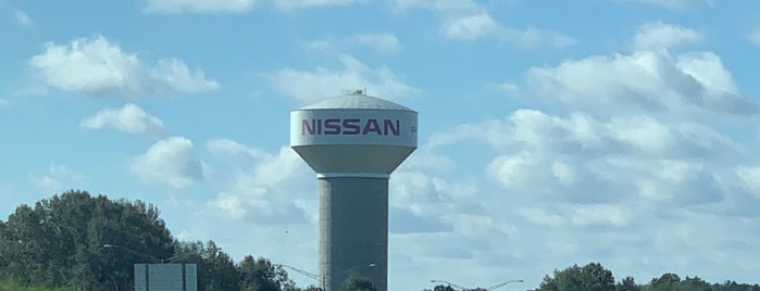 Nissan Automotive Plant is one of hwy 55 south.