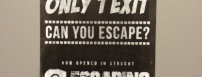 Escaping is one of Escape Rooms.
