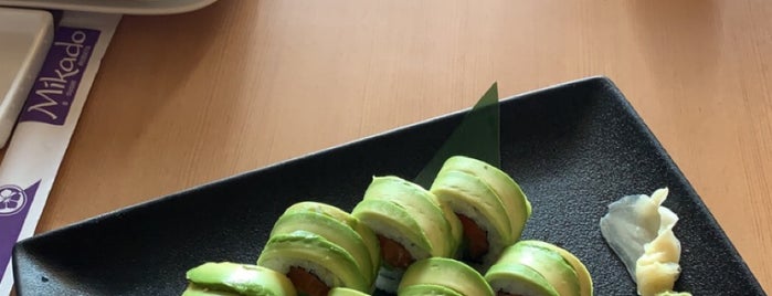 Mikado is one of The 11 Best Places for Sushi Rolls in Edmonton.