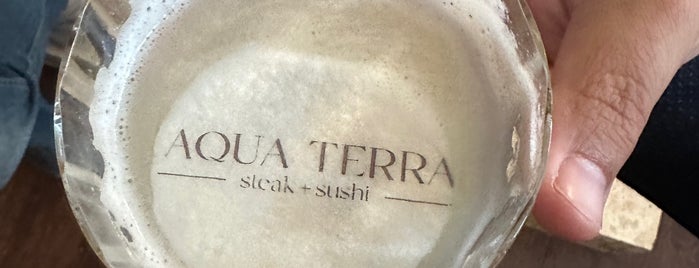 Aqua Terra Steak + Sushi is one of Seafood.