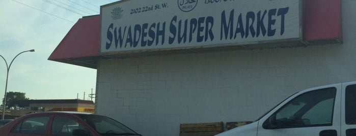 Swadesh Supermarket is one of Favourite places to eat (vegan options).