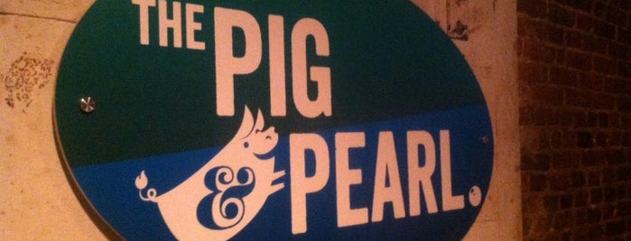 The Pig & Pearl is one of Orte, die Dustin gefallen.