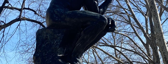 The Thinker is one of Sculpture on the Parkway.