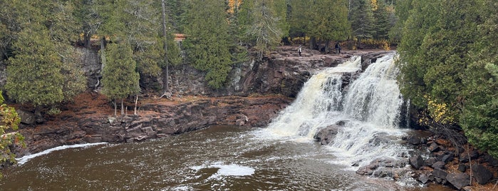 Gooseberry Falls is one of DUluth.