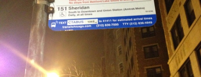 CTA Bus Stop 1068 is one of Favs.