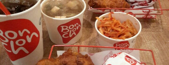 Bon Chon Chicken is one of สถานที่ที่ Ferawati ถูกใจ.