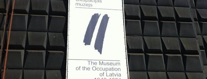 The Museum of the Occupation of Latvia is one of RIGA.
