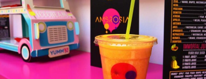 Ambrosia The Refreshment Bar is one of Ifigenia 님이 저장한 장소.