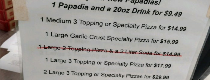 Papa John's Pizza is one of Restaurantes USA.