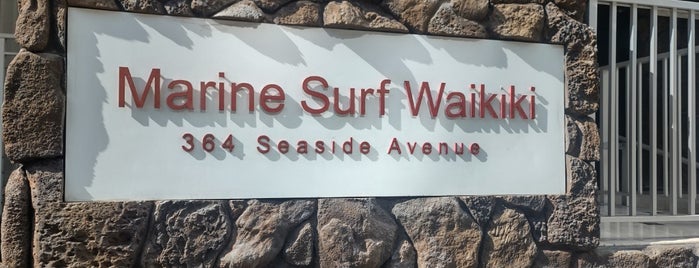 Marine Surf Waikiki Hotel is one of Mid Century Hawai’i.