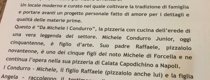 Da Michele - I Condurro is one of Giorgia'nın Kaydettiği Mekanlar.