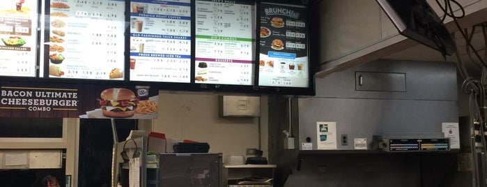Jack in the Box is one of frequent spots.