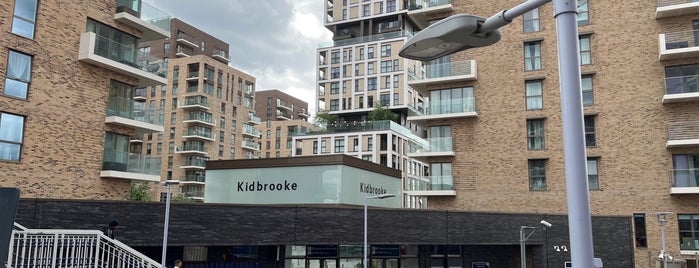 Kidbrooke Railway Station (KDB) is one of Stations - NR London used.