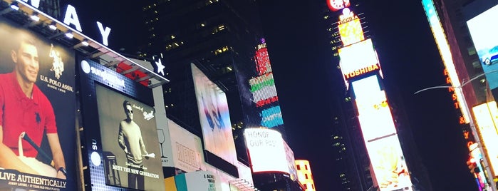 Times Square is one of Manhattan.