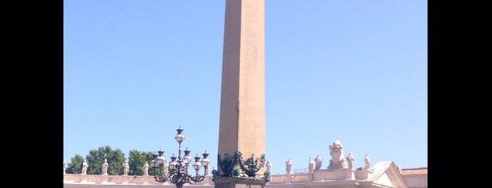 Obélisque du Vatican is one of Obelisks & Columns in Rome.