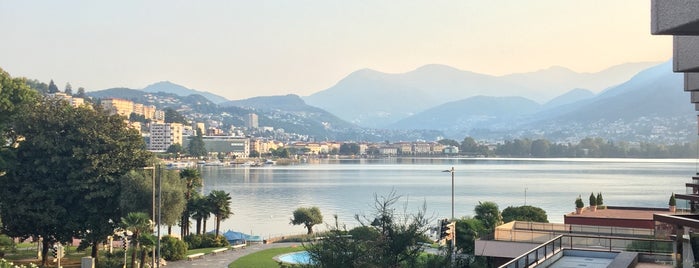 Grand Hotel Eden Lugano is one of สถานที่ที่ Ba6aLeE ถูกใจ.