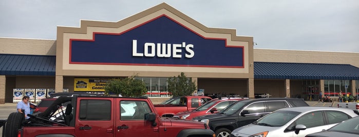 Lowe's is one of Places to go.