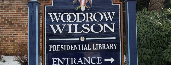 Woodrow Wilson Presidential Library and Museum is one of Presidential (U.S.) Birthplaces.