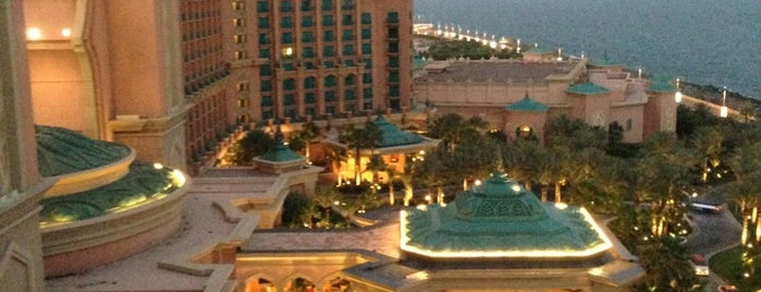 Atlantis The Palm is one of Dubai and Abu Dhabi. United Arab Emirates.