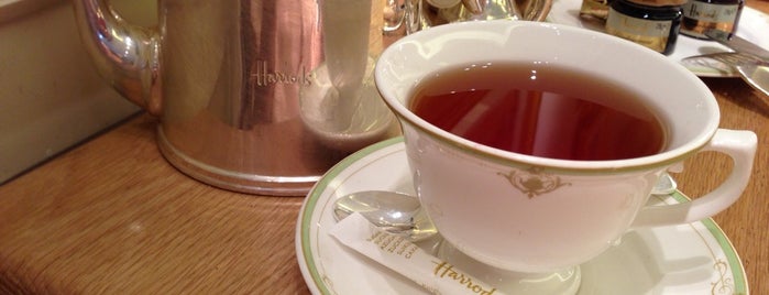 The Harrods Tea Rooms is one of London (To Try).