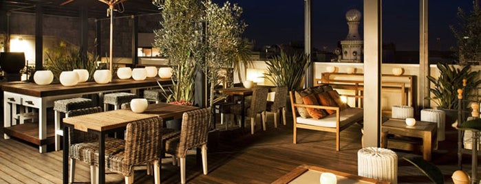 Hotel Pulitzer is one of Rooftop bars in Barcelona.