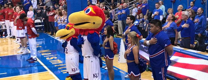 Courtside At Phog Allen is one of Brandi’s Liked Places.