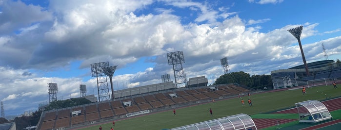 たけびしスタジアム京都 メインスタンド is one of Top picks for Football Stadiums.