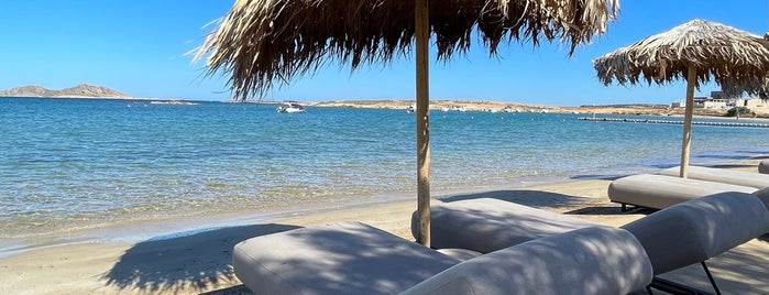 Naoussa Beach is one of Paros island.