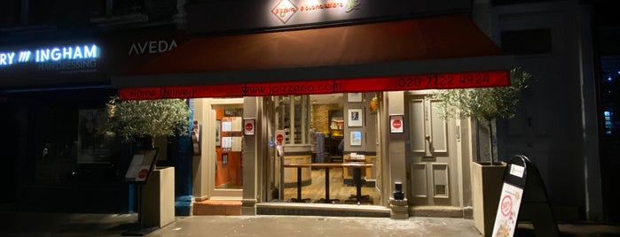 J (ristorante, pizzeria, italiano) is one of Primrose Hill -  Regent's Park area.