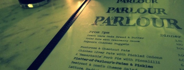 Parlour is one of London Food.