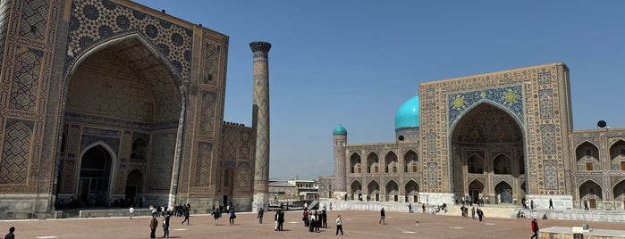 Registan is one of Узбекистан: Samarkand, Bukhara, Khiva.