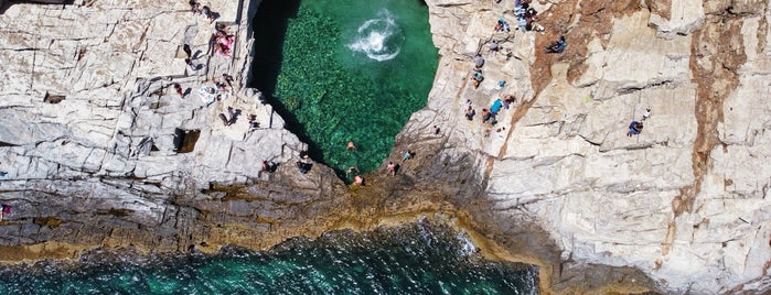 Γκιόλα | Giola Natural Pool is one of Thasos Beachs.