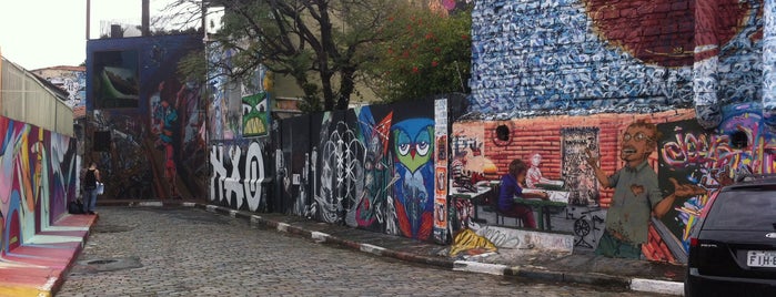 Beco do Batman is one of South America.