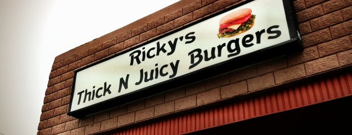 Rick's Thick N Juicy Burger is one of love these.