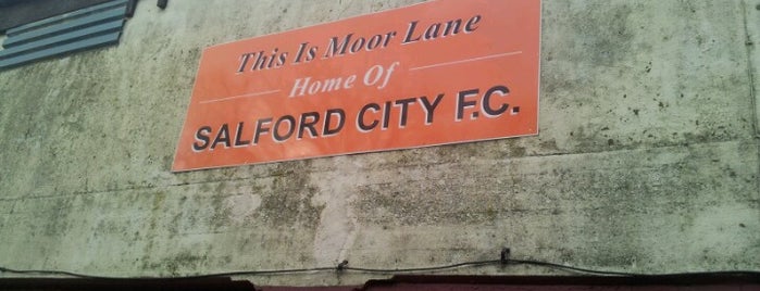 Salford City Football Club is one of Lugares favoritos de Tristan.
