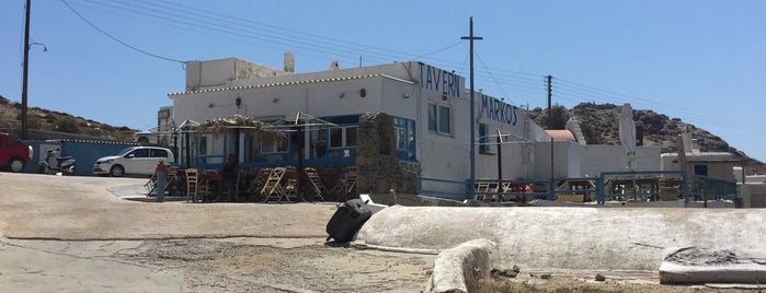 Markos is one of Mykonos.