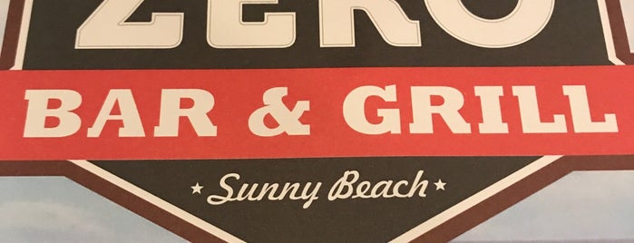 Zero Bar&Grill is one of sunny beach.
