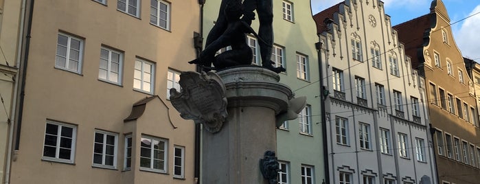 Merkurbrunnen is one of Augsburg.